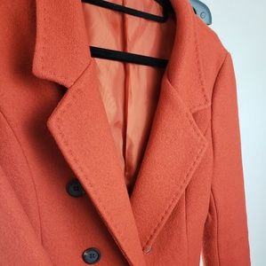 Orange Winter Blazer